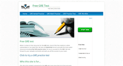 Desktop Screenshot of freegretest.net