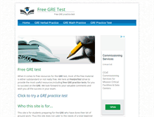 Tablet Screenshot of freegretest.net